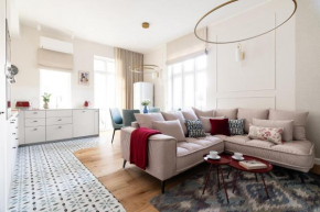Sanhaus Apartments - Apartament Santorini - dwie sypialnie, dwie łazienki, klimatyzacja, Sopot
